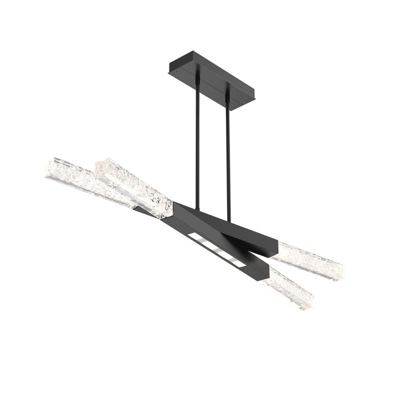 Glacier 51 Inch 8 Light Linear Chandelier by Hammerton Studio