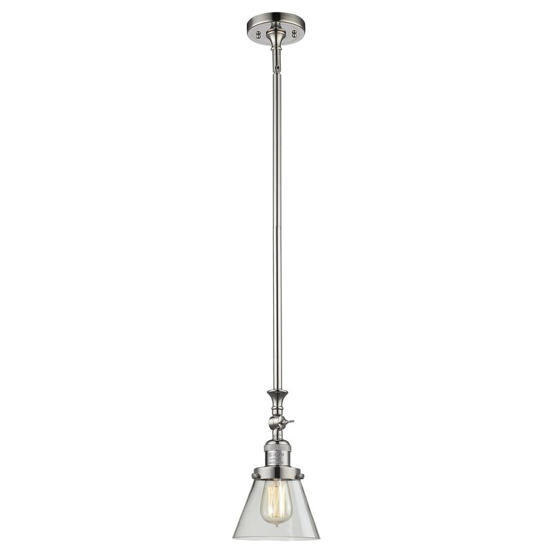 Bruno Marashlian Small Cone 6 Inch Mini Pendant by Innovations Lighting