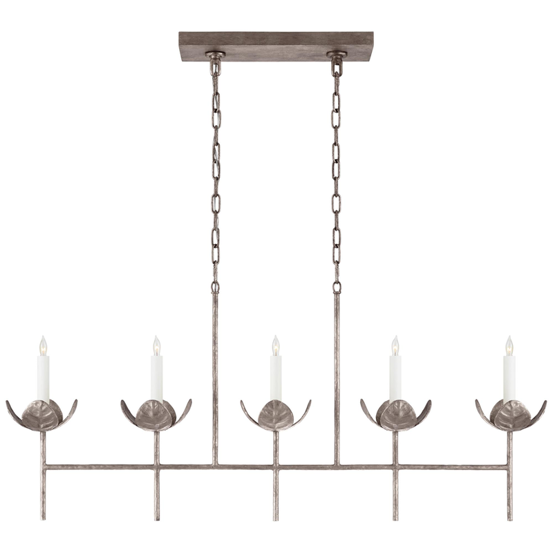 Julie Neill Illana 5 Light Linear Suspension Light by Visual Comfort Signature Collection