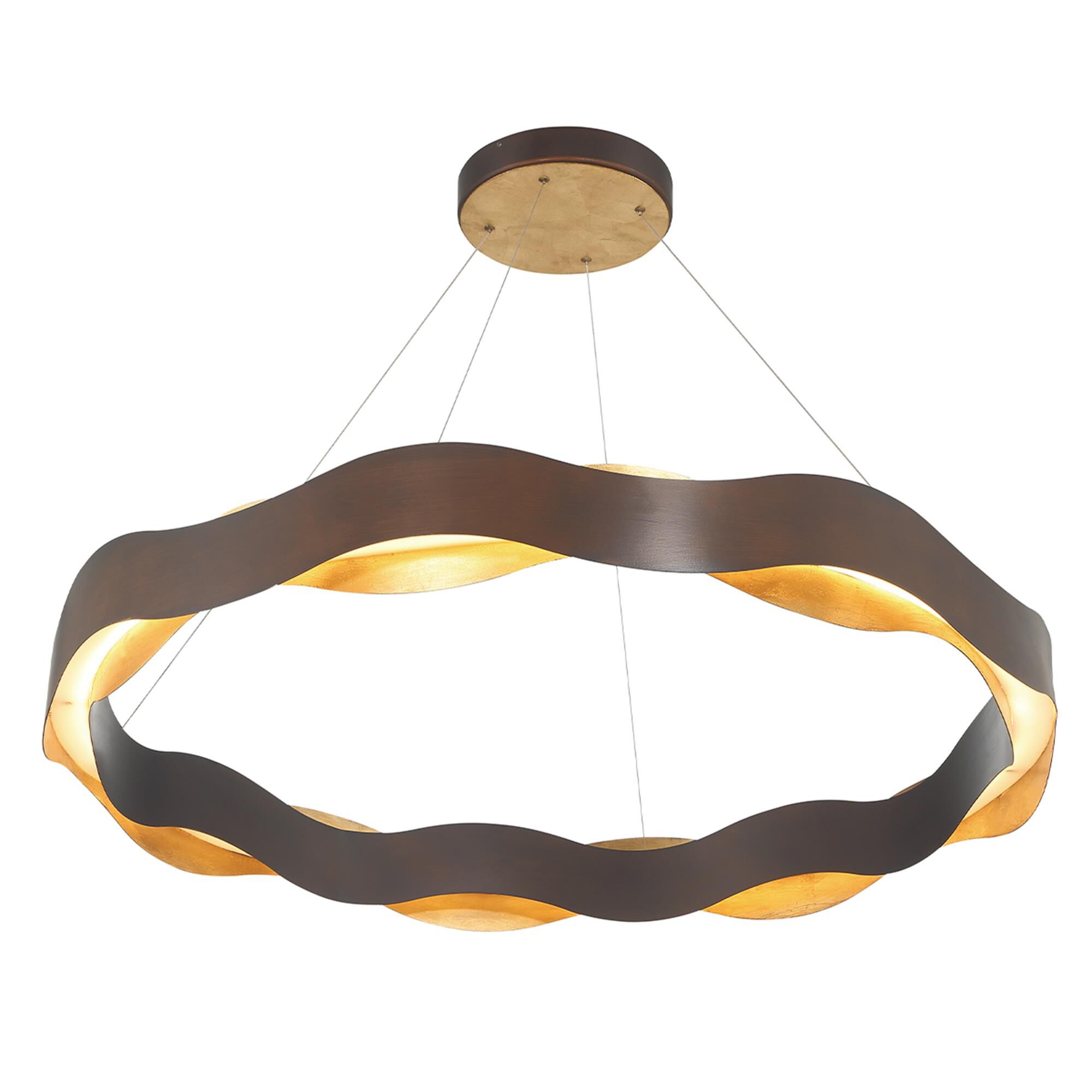 Shown in Bronze and Gold finish