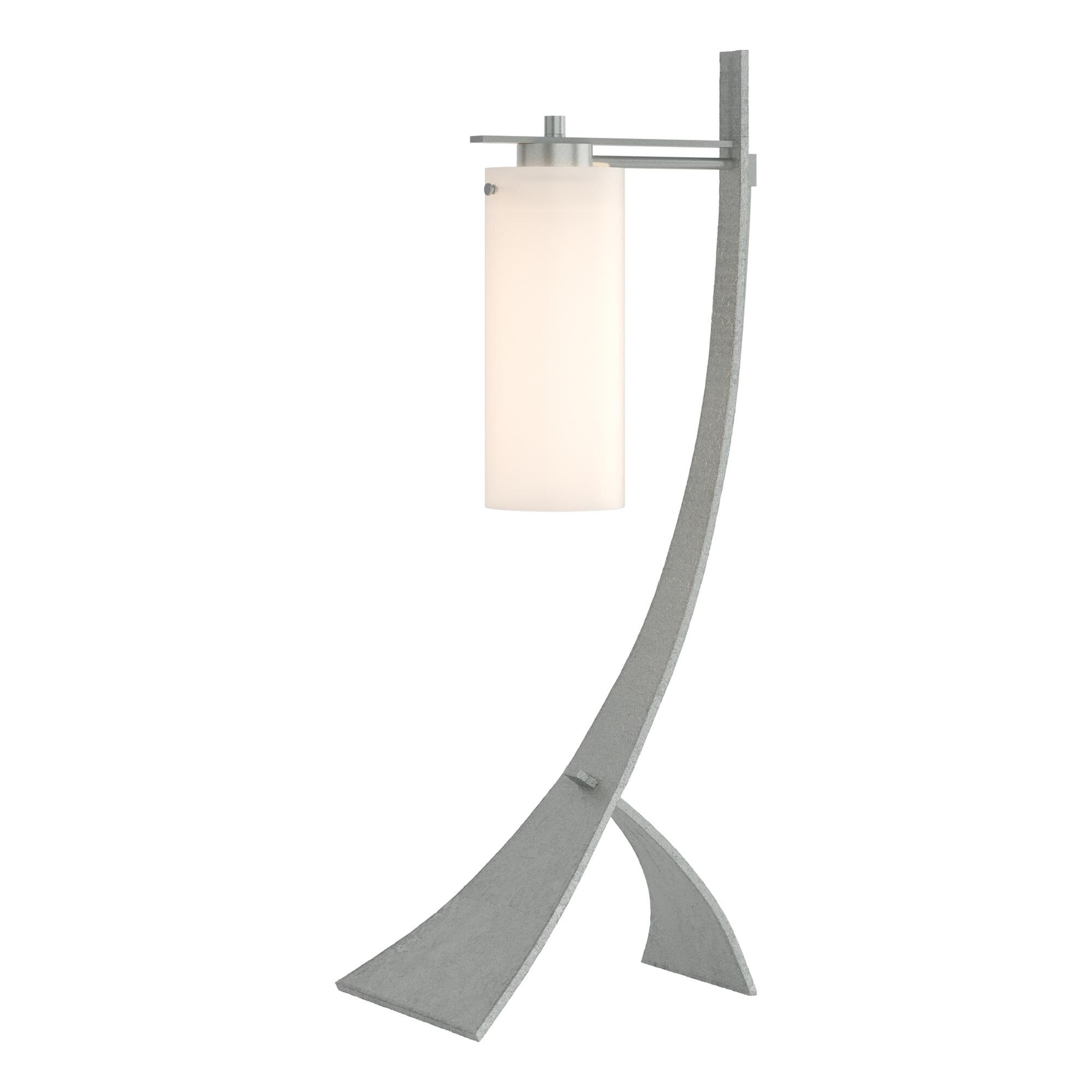 Shown in Vintage Platinum finish and Opal  glass