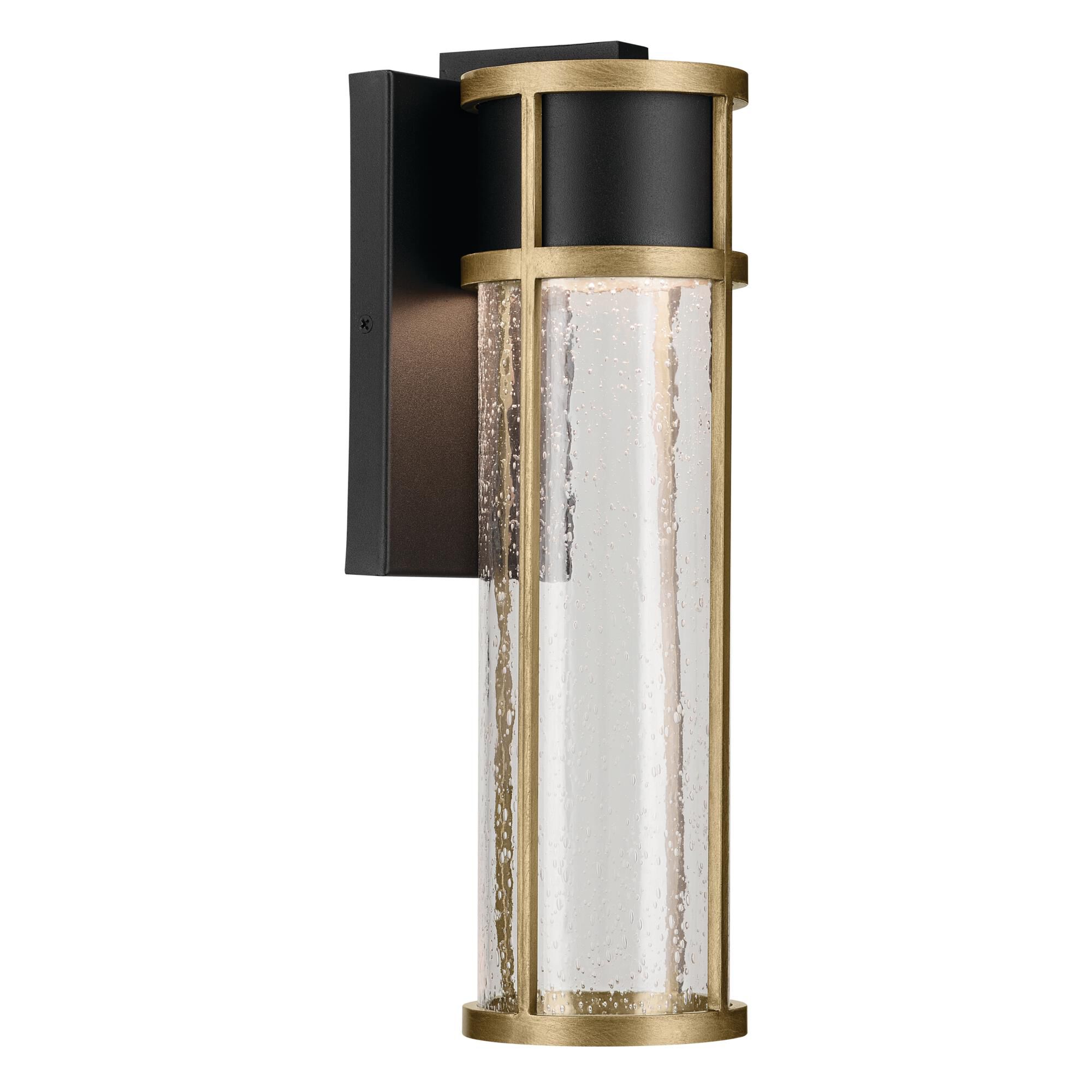 Shown in Black Textured finish and Clear Seeded glass