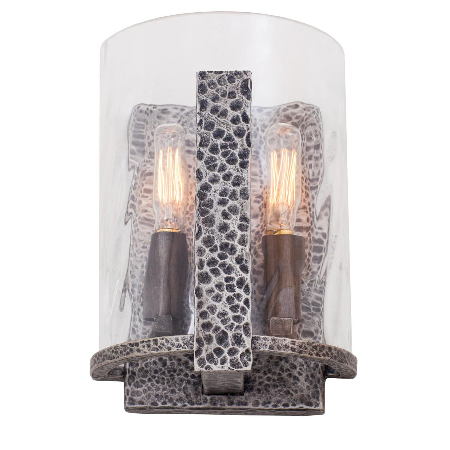 Shown in Hammered Silver finish