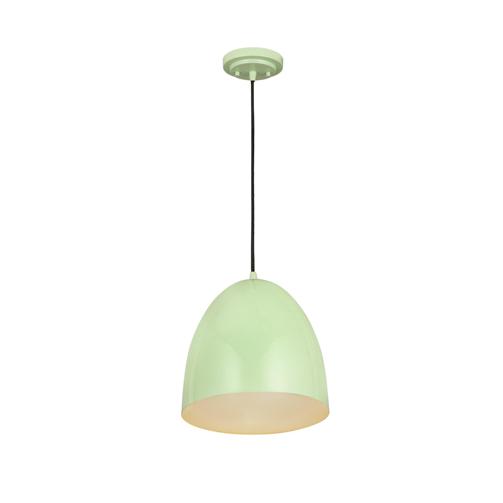 Shown in Mint finish and Iron glass and Iron shade