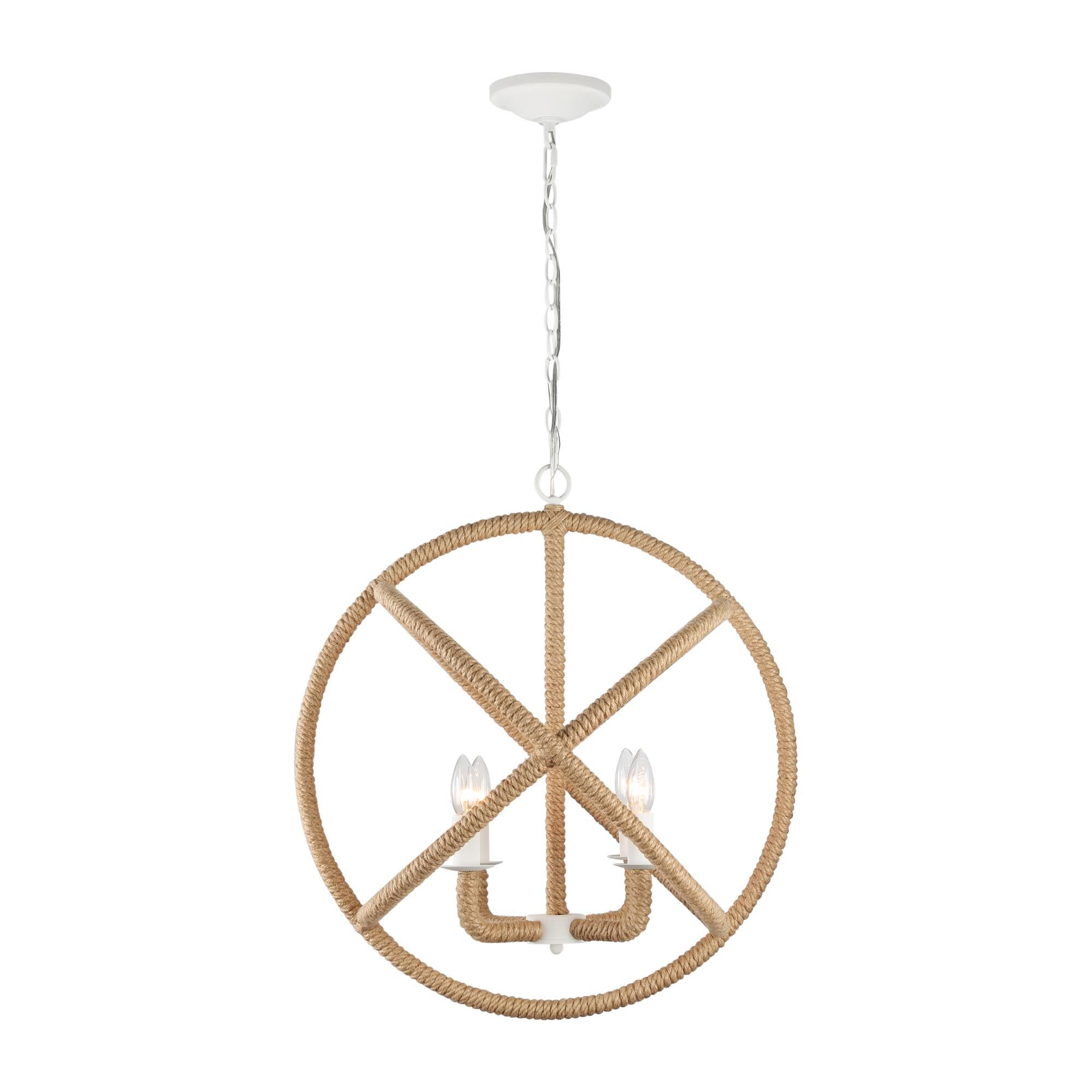 Marina 23 Inch Cage Pendant by Golden Lighting
