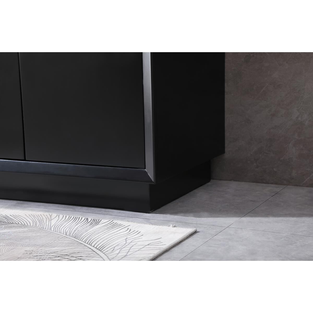 Shown in Black finish