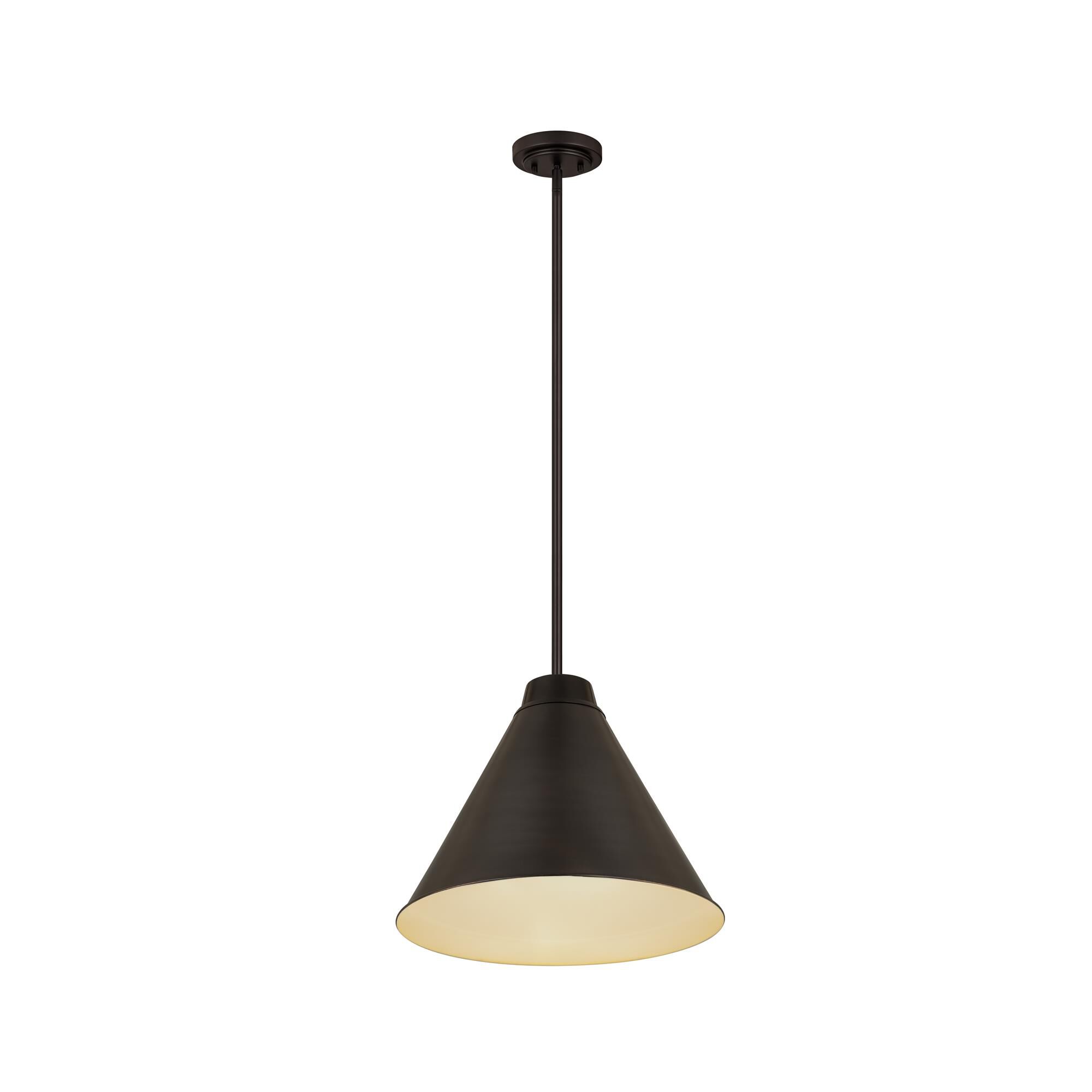 Shown in Bronze Plate finish and Iron glass and Iron shade