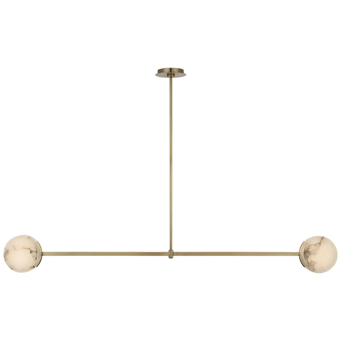 Kelly Wearstler Melange 63 Inch Linear Suspension Light by Visual Comfort Signature