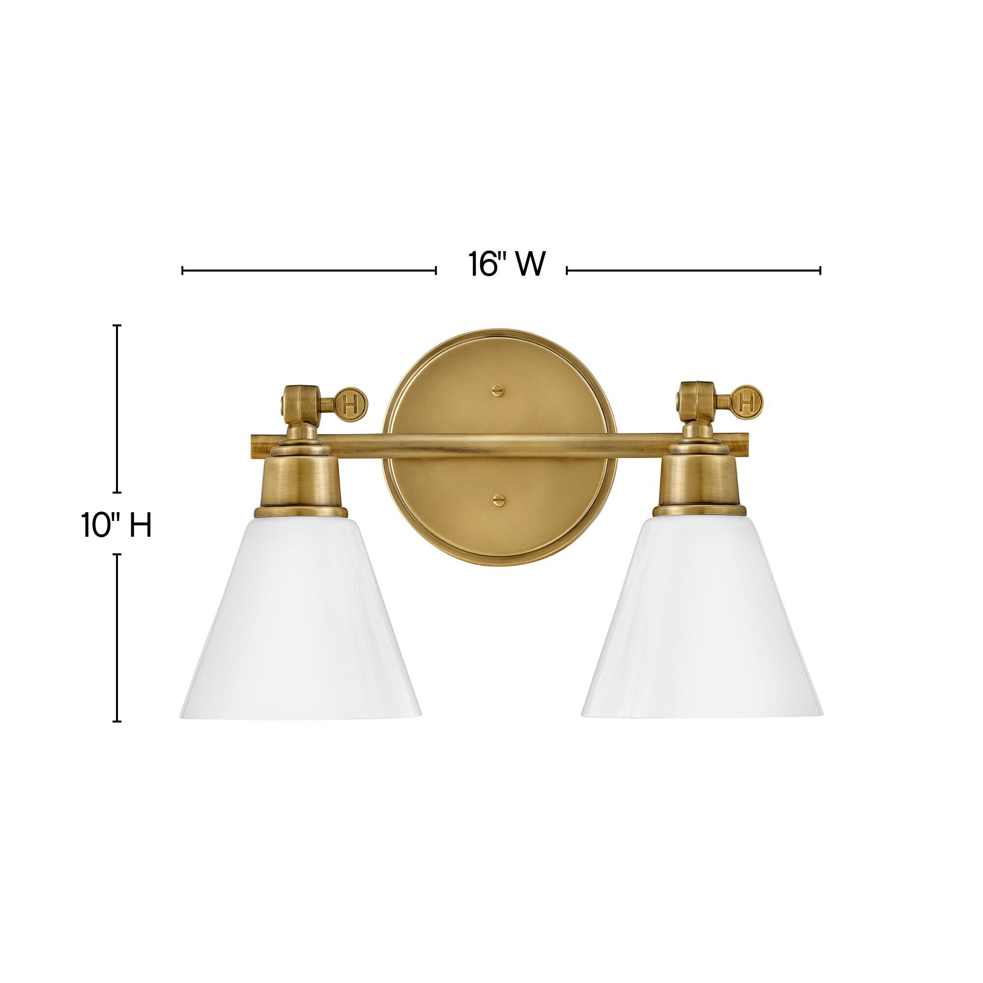 Arti 16 Inch 2 Light Bath Vanity Light by Hinkley Lighting