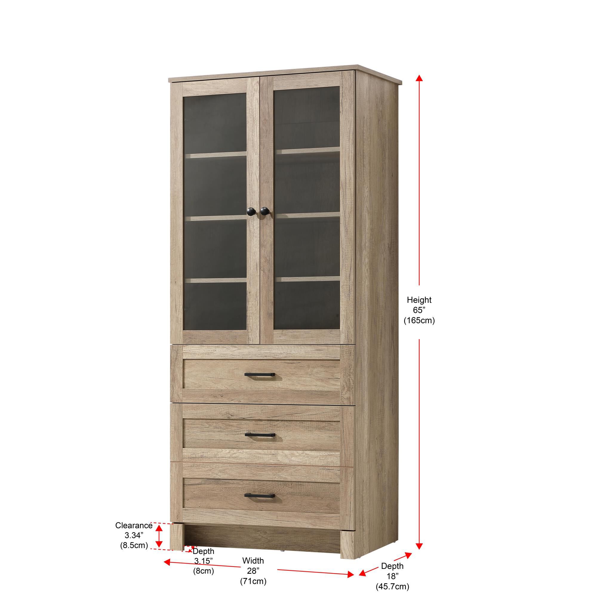 Soma 65 Inch Storage Cabinet by Elegant Decor