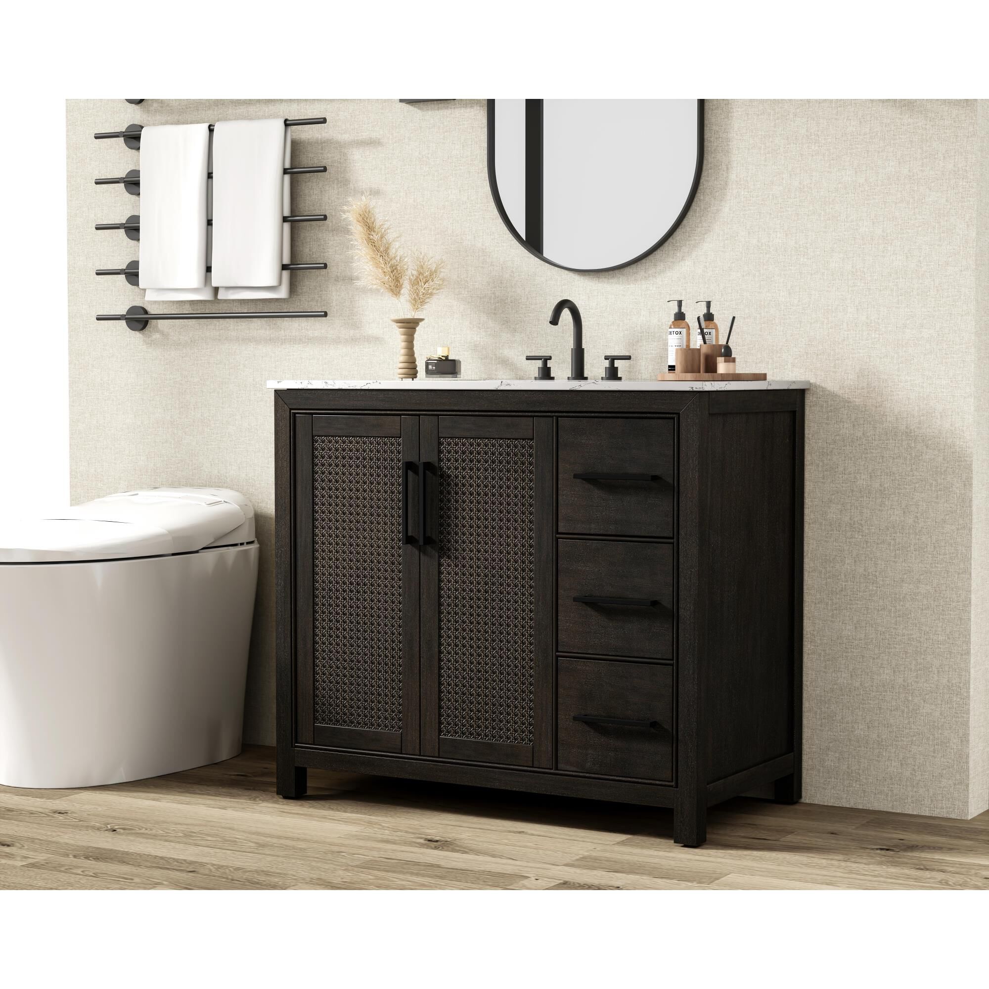 Alina 42 Inch Bath Vanity by Elegant Dcor