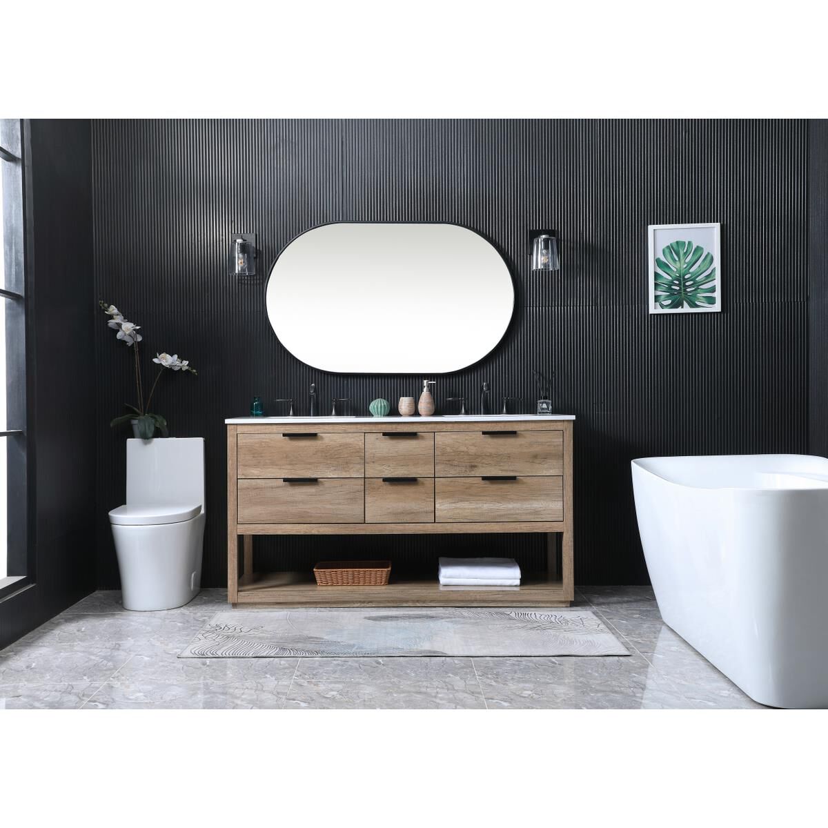 Shown in Natural Oak finish