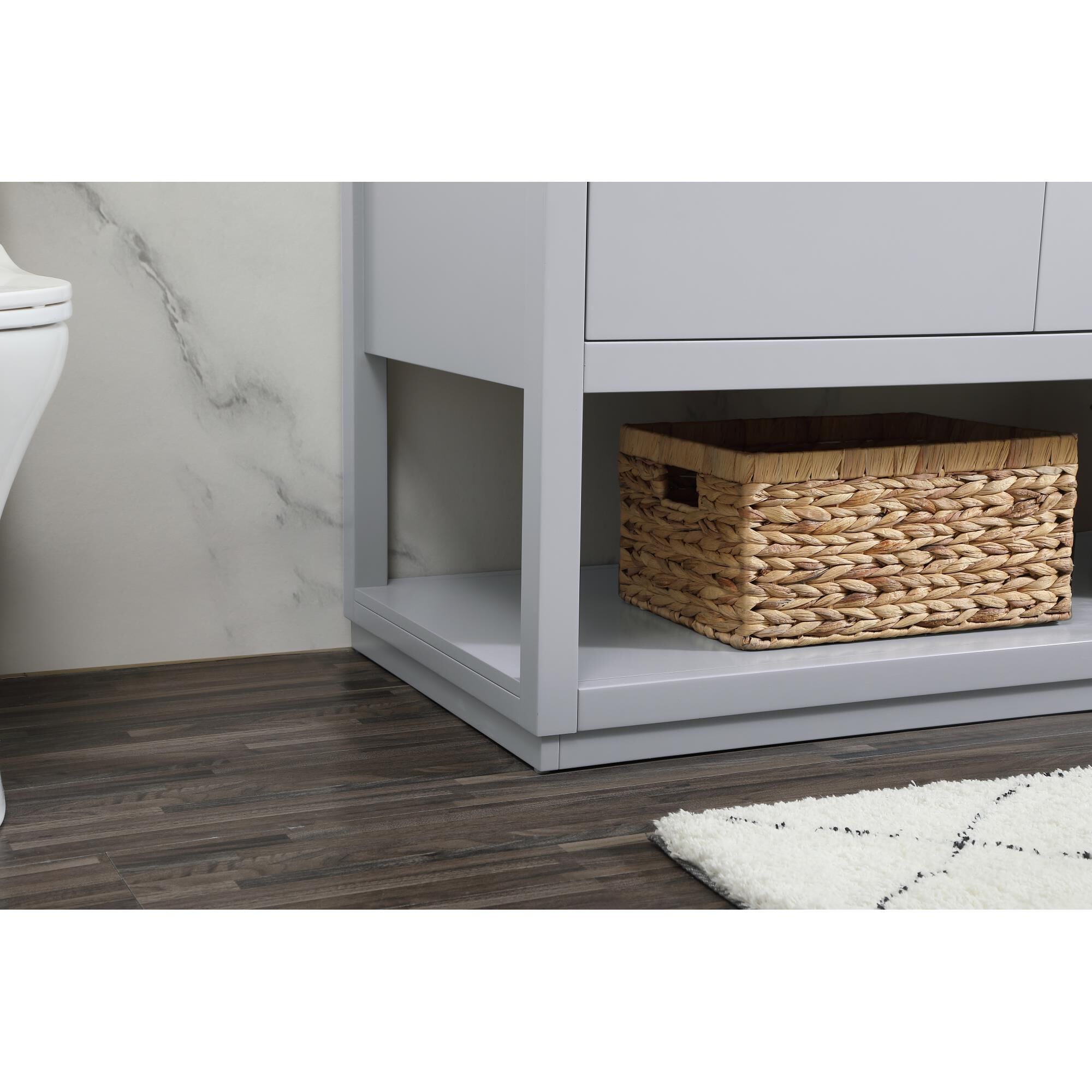 Shown in Grey finish