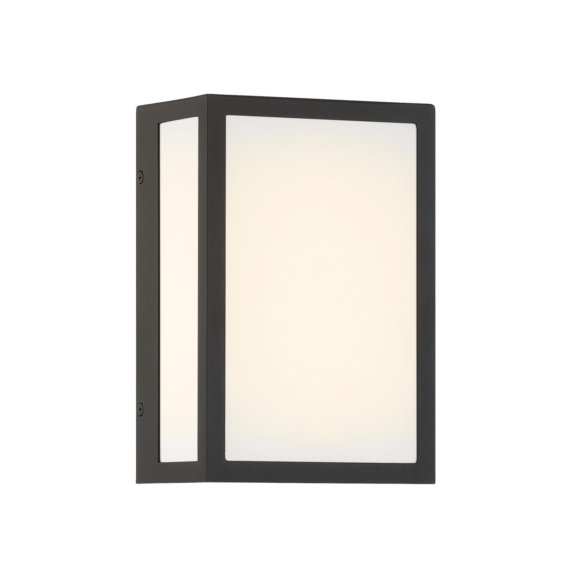 Shown in Sand Coal finish and White glass and Etched Glass shade