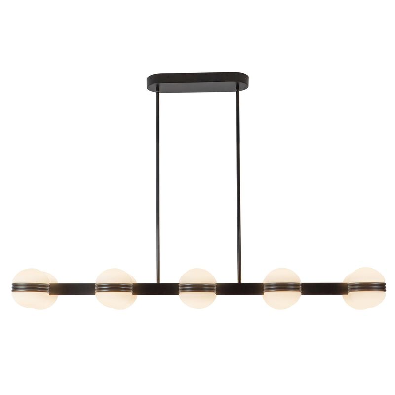 Peyton Fox Selene Medium Linear Chandelier by Kuzco