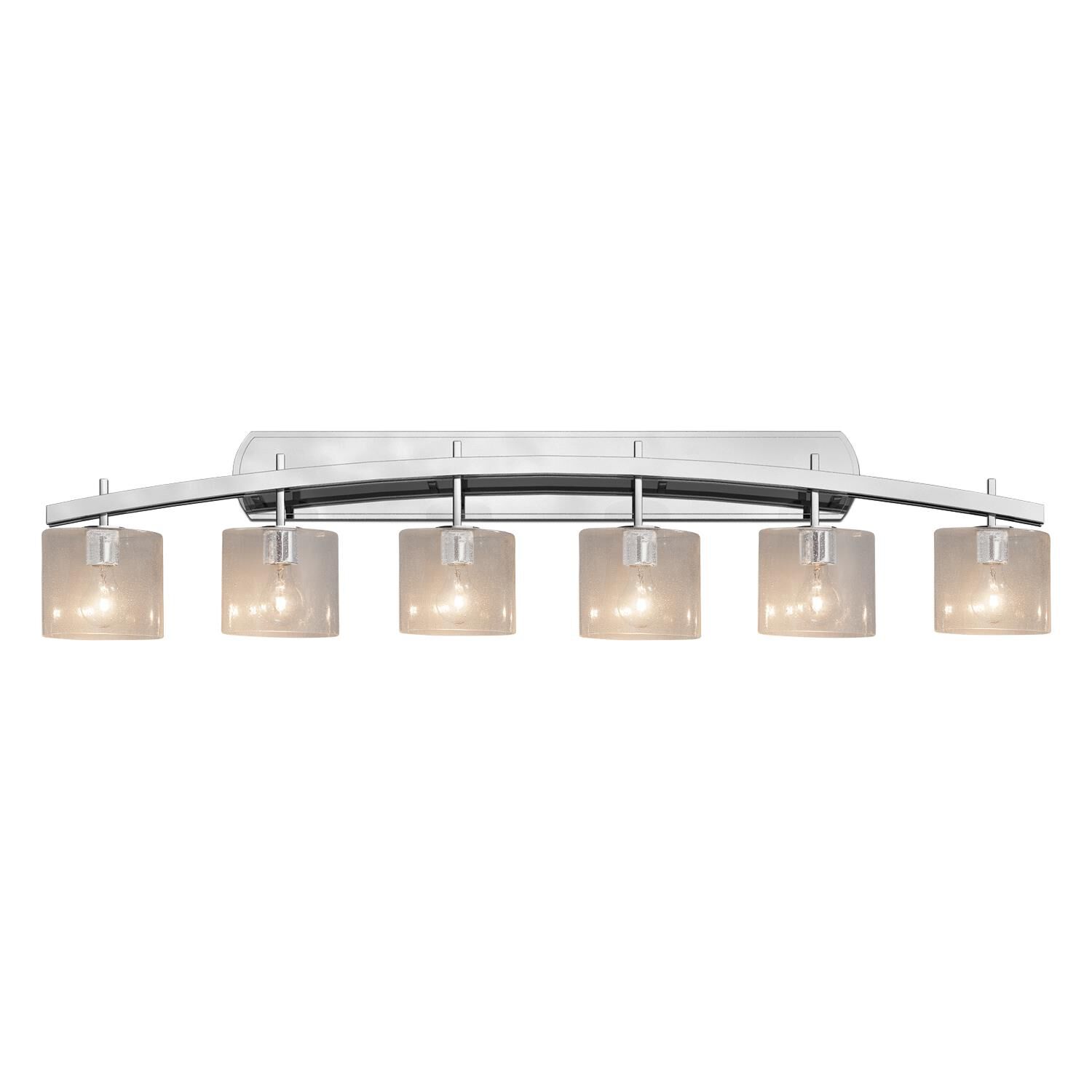 Fusion - Archway 55 Inch 6 Light Bath Vanity Light by Justice Design Group
