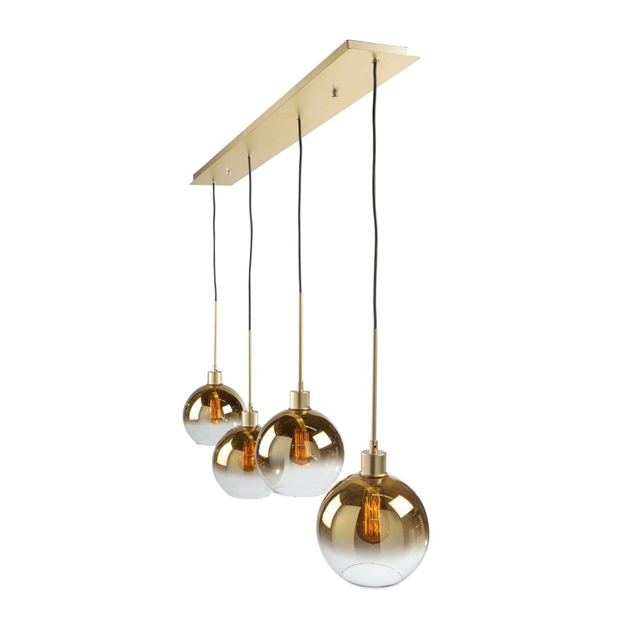 Steven Sabados (S&C) Morning Mist 48 Inch 4 Light Linear Suspension Light,