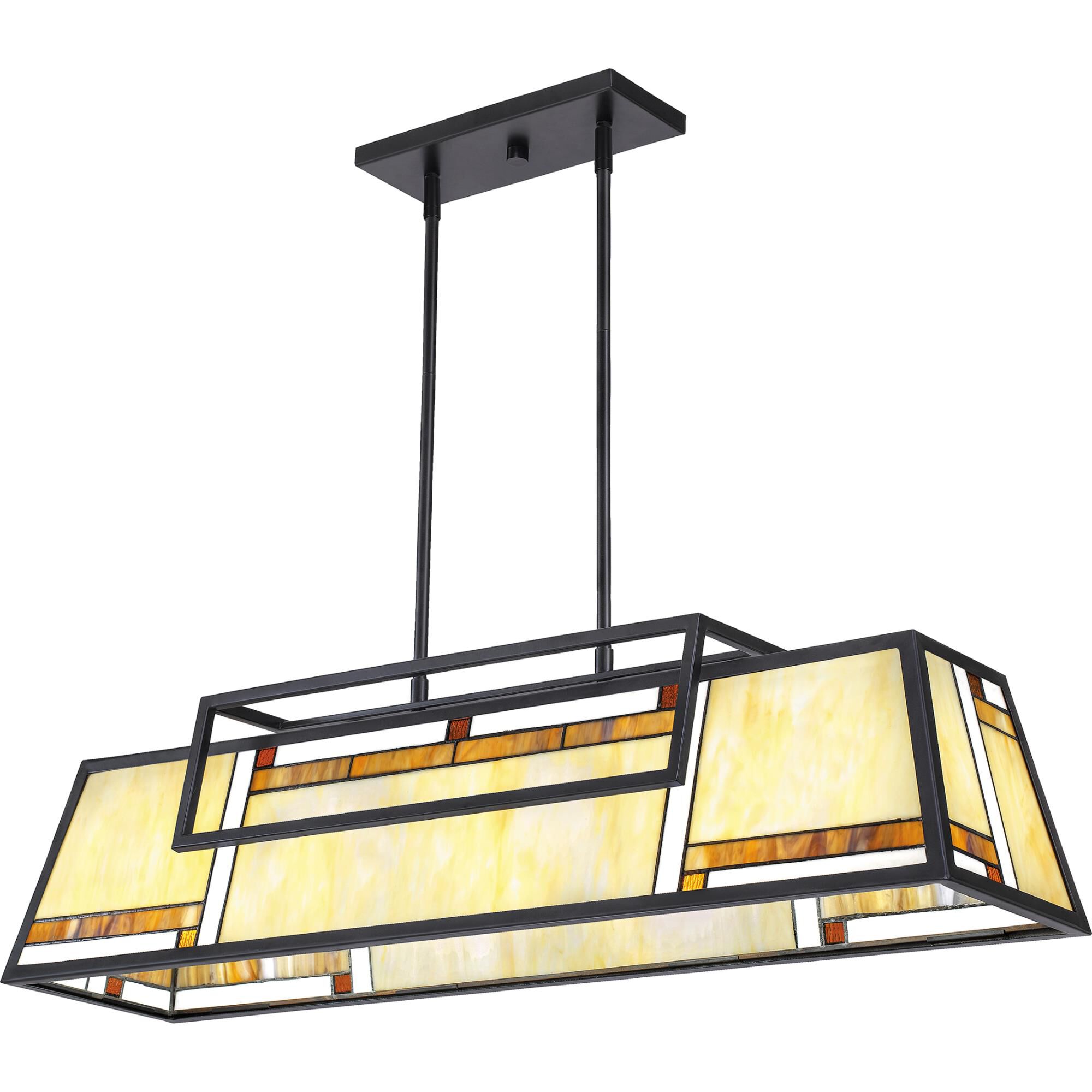 38 Inch 4 Light Linear Suspension Light by Quoizel
