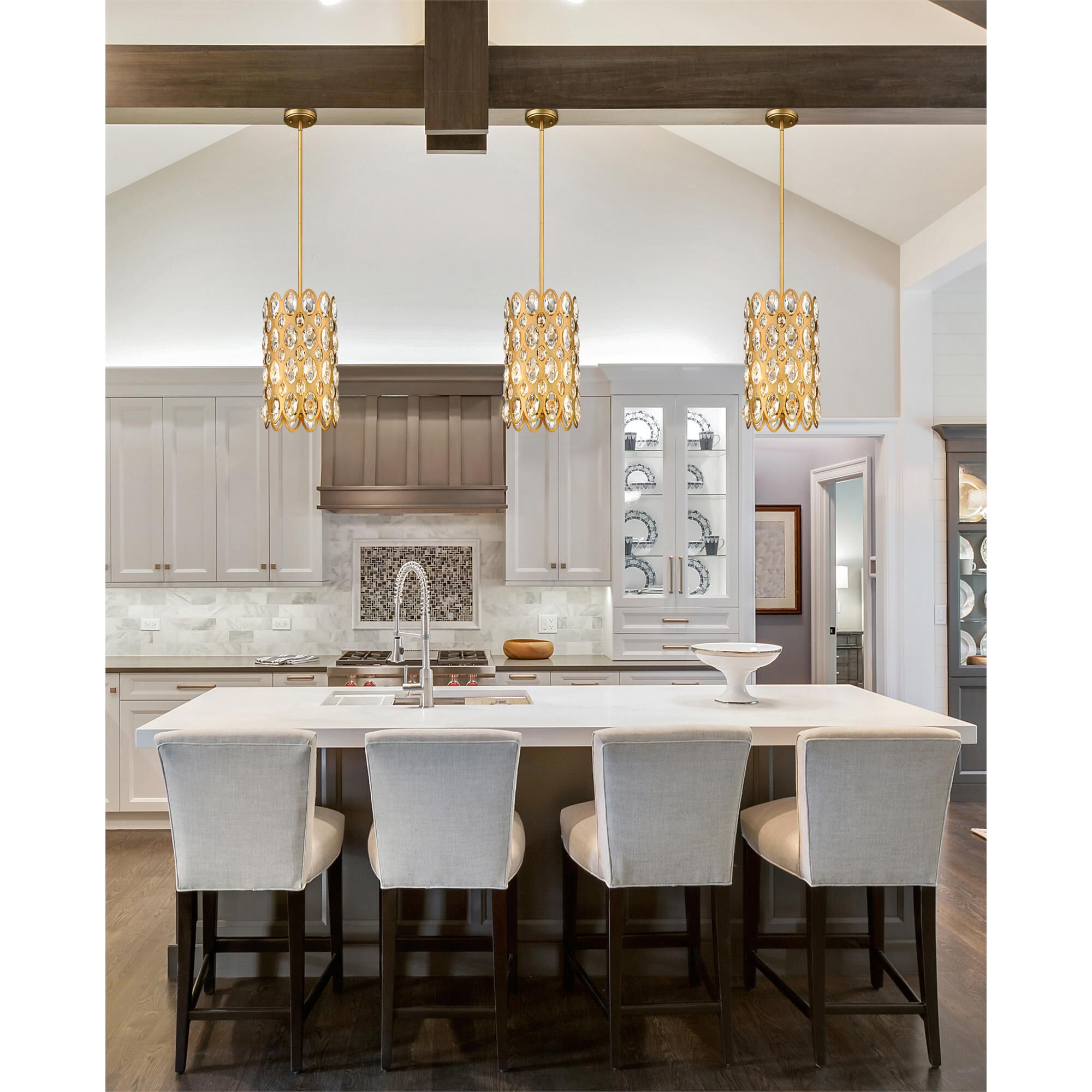 Shown in Heirloom Brass finish