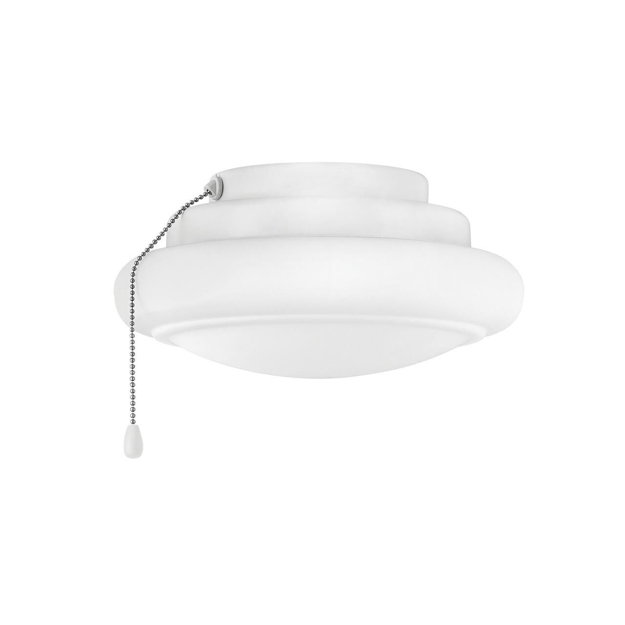 Shown in Chalk White finish and Etched Opal glass