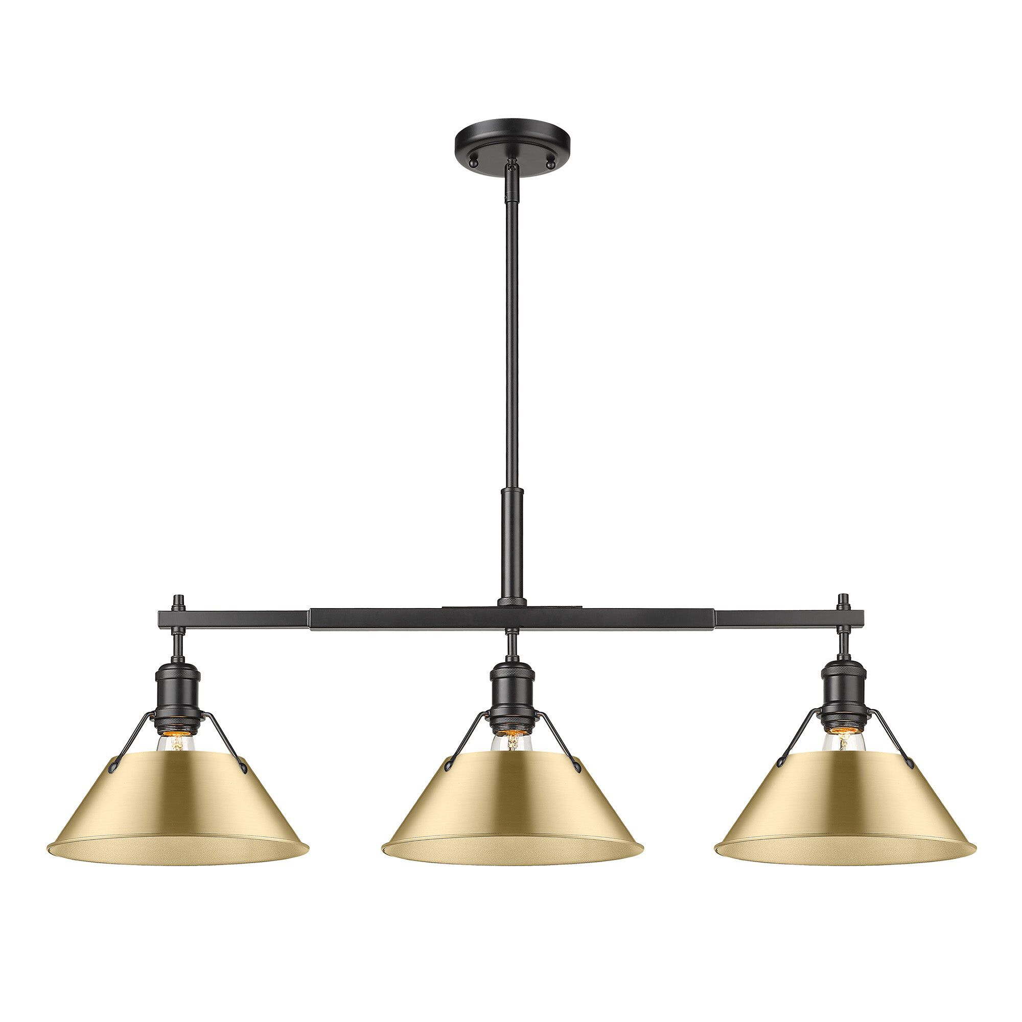Shown in Matte Black finish and Without Glass glass and Brushed Champagne Bronze shade
