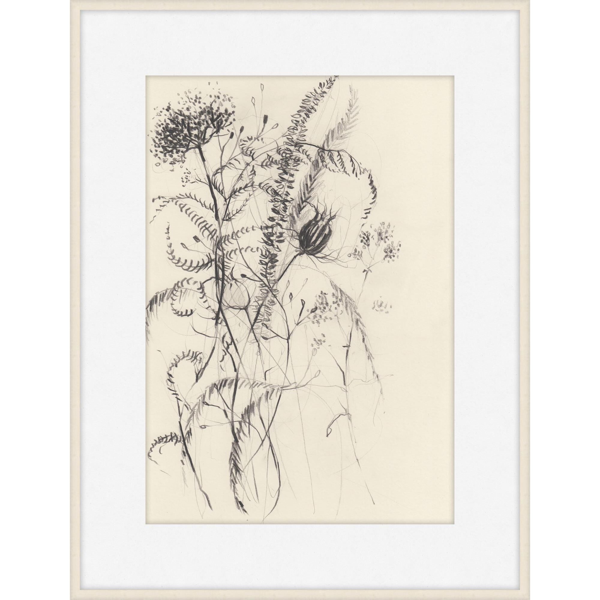 Claudia Lowry Autumn Seed Heads Print by LEVEL57