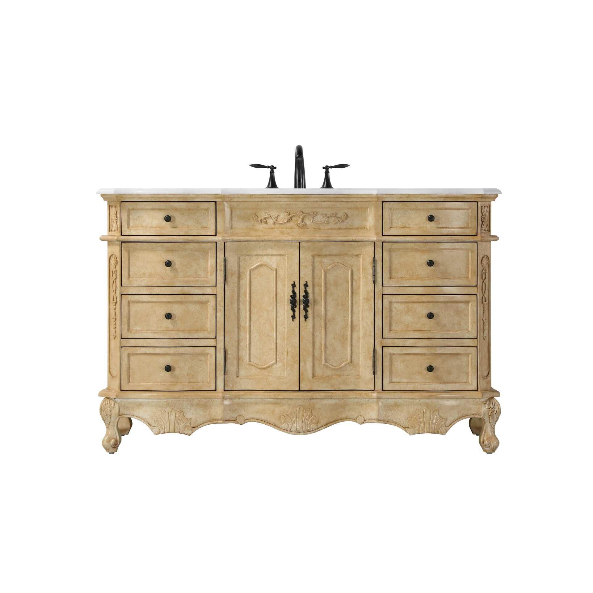 Shown in Antique Beige finish