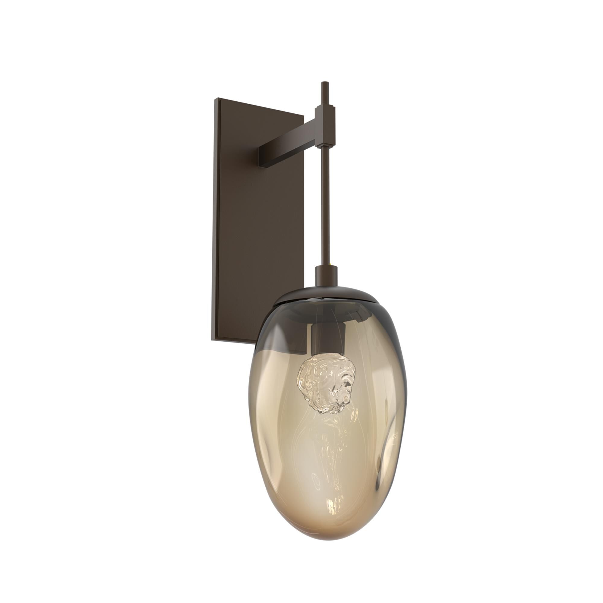 Shown in Flat Bronze finish and Bronze Floret glass