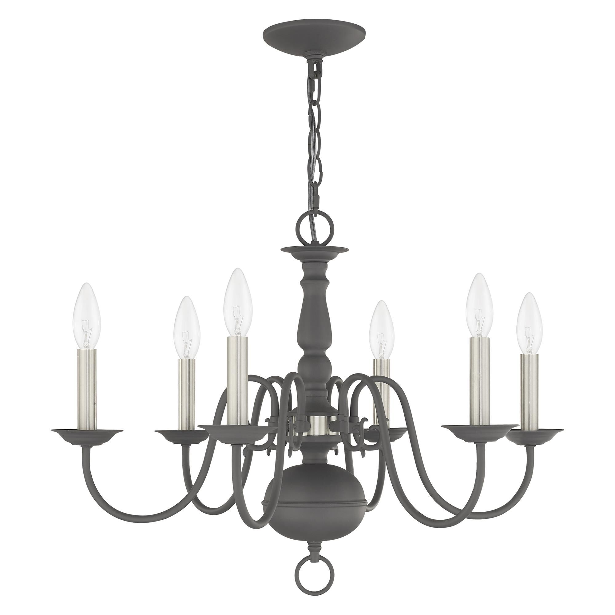 Williamsburgh 6 Light Chandelier by Livex Lighting