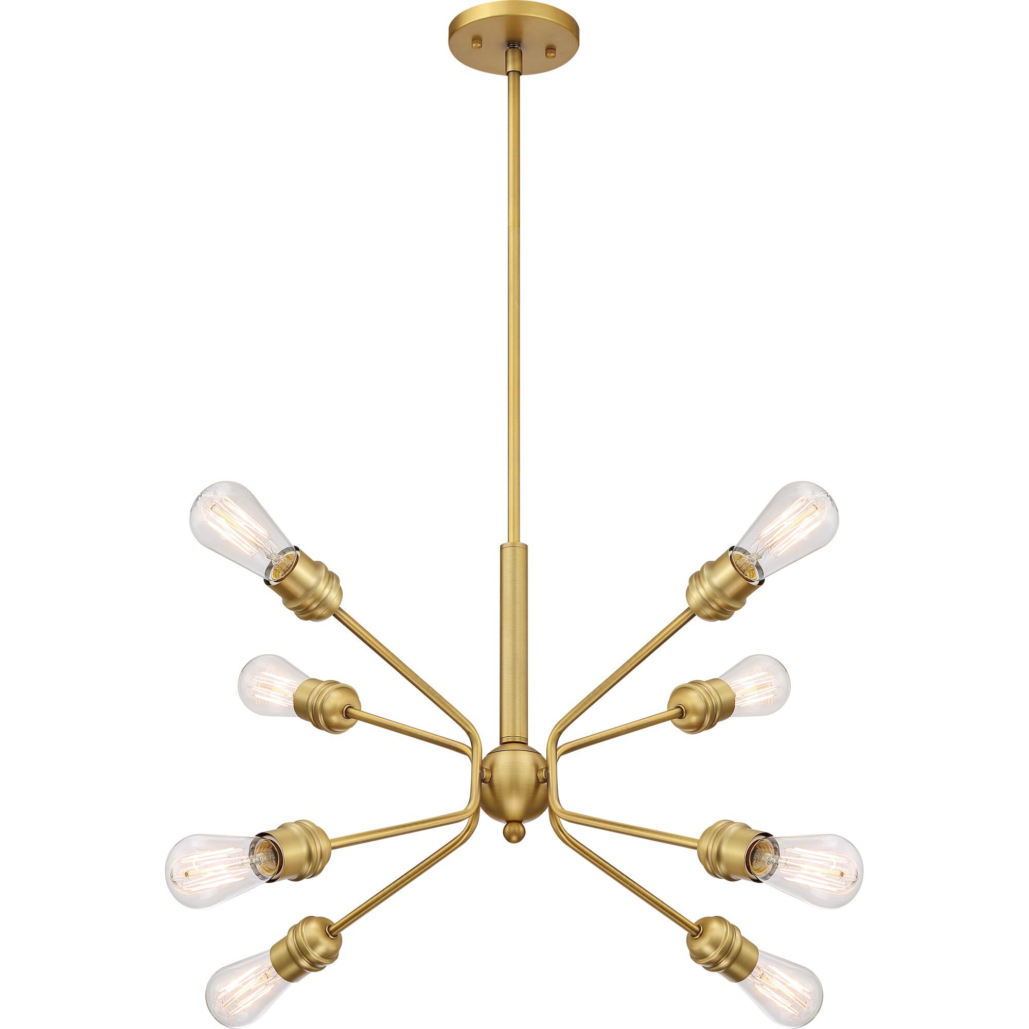 Shown in Brushed Brass finish