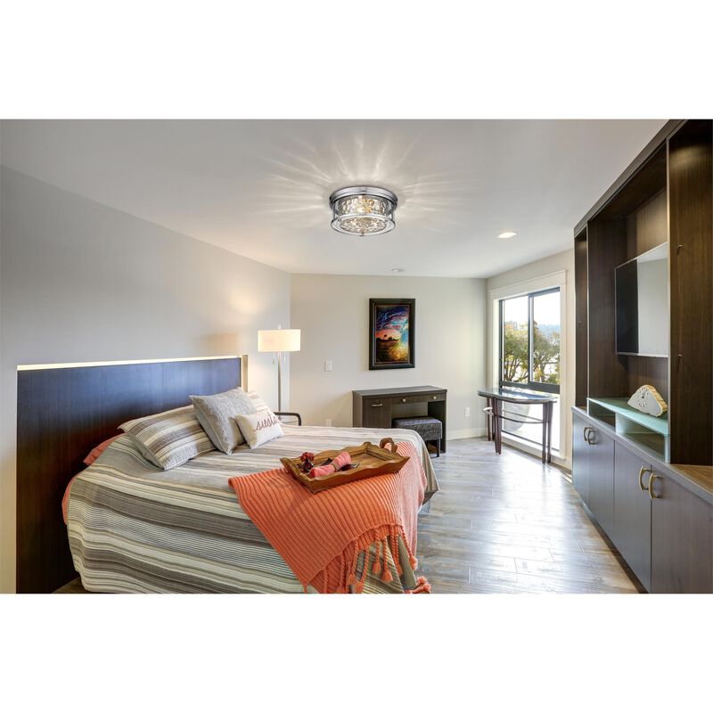 Clarion 16 Inch 3 Light Flush Mount by Z-Lite