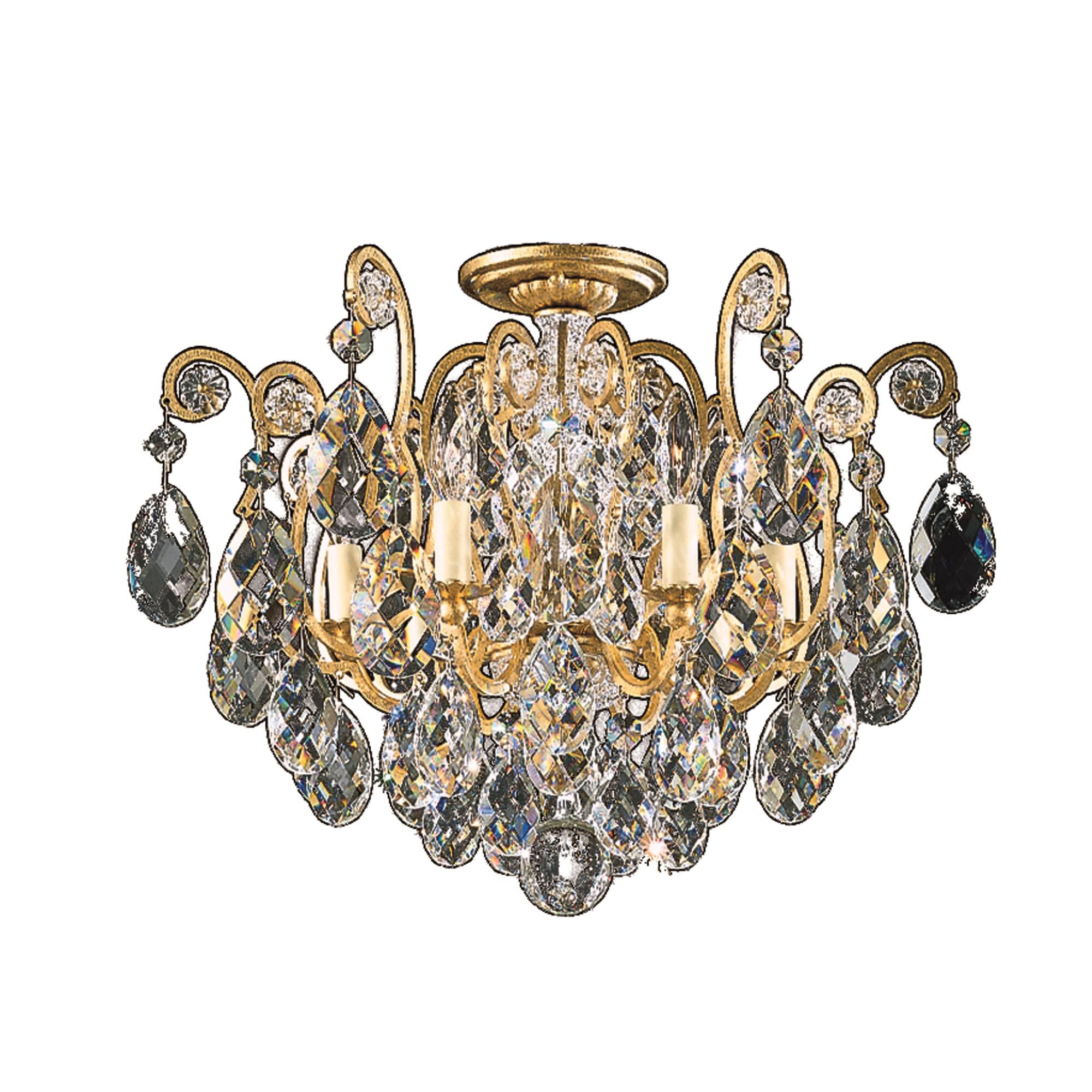 Renaissance 20 Inch 6 Light Flush Mount by Schonbek