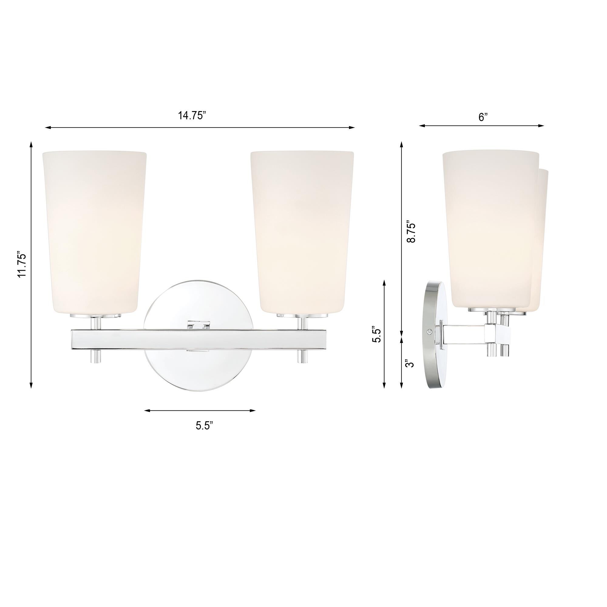 Colton 14 Inch Wall Sconce by Crystorama