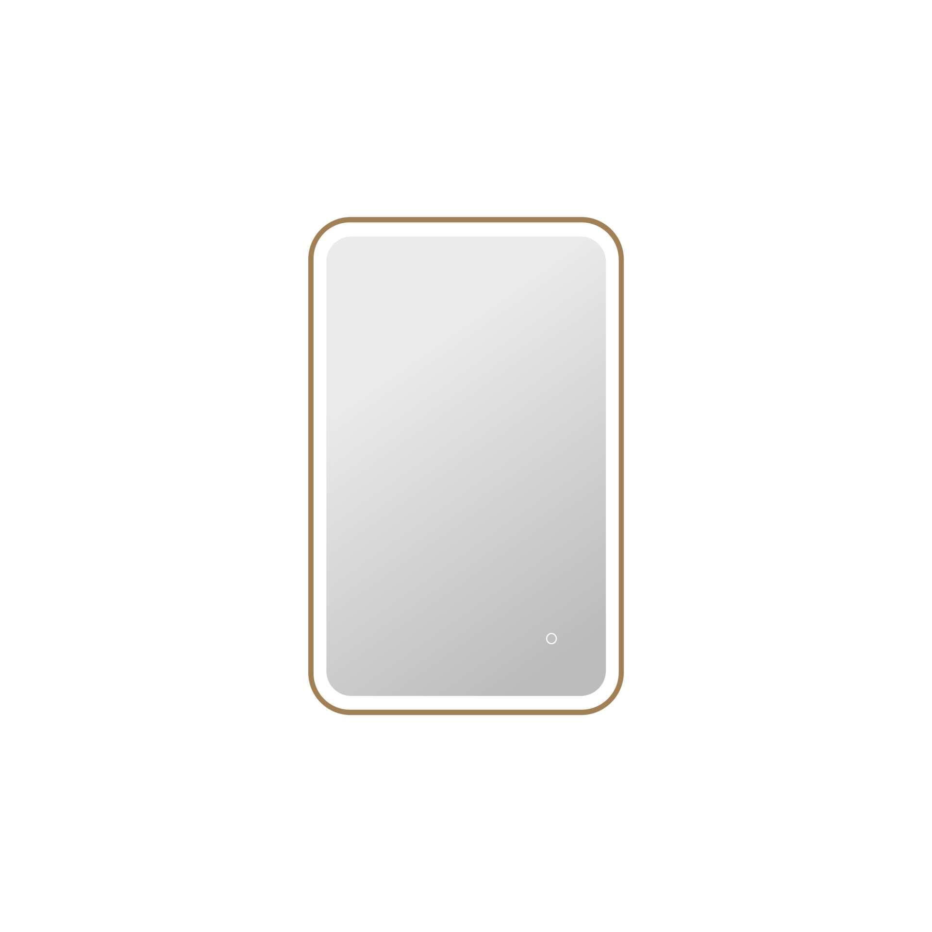 Harmoni 36 Inch Rectangular LED Lighted Mirror by Elegant Decor