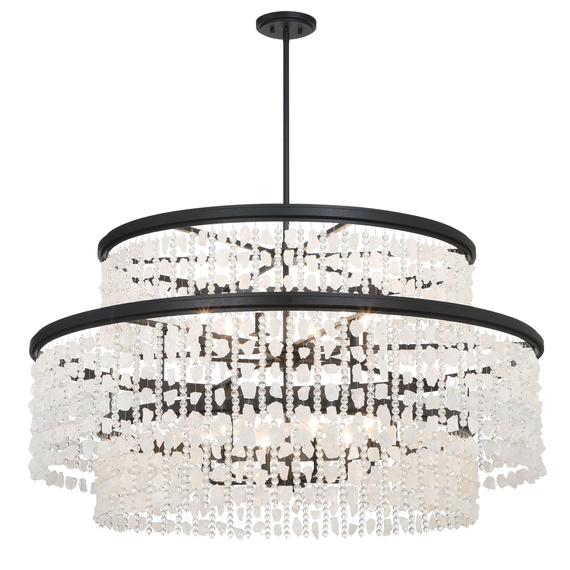 Shimmering Elegance 48 Inch Chandelier by Minka Lavery