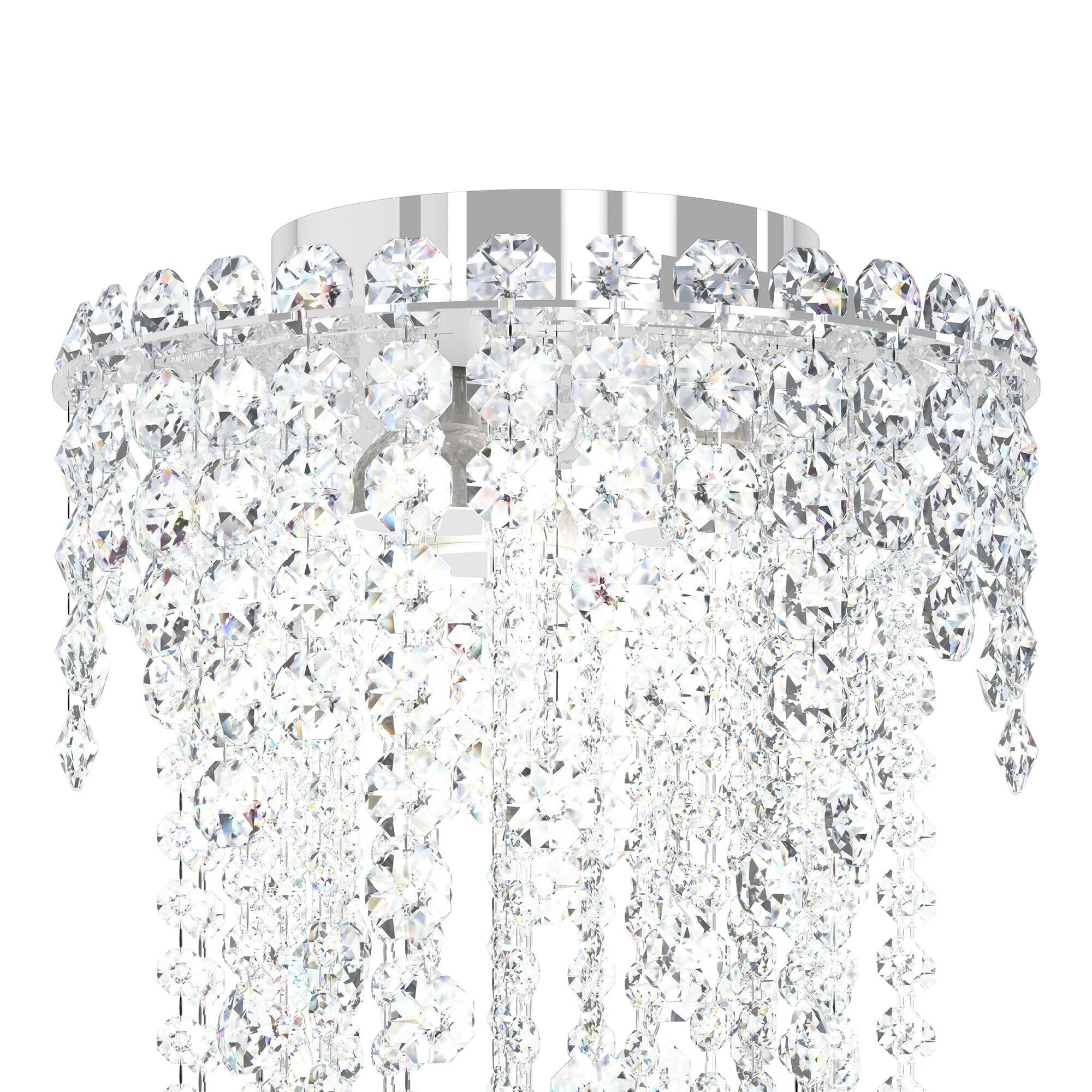 Chantant 10 Inch 3 Light Flush Mount by Schonbek