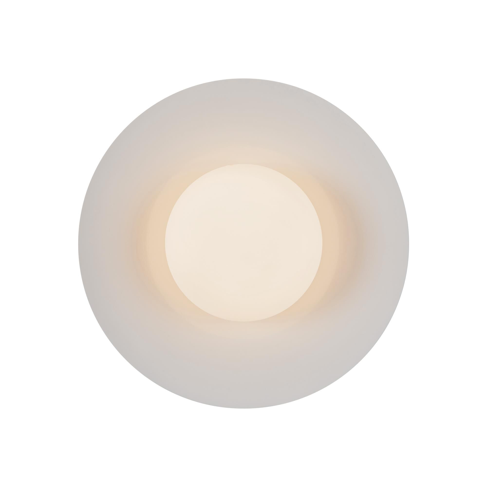 Shown in Black/White finish and Opal glass and Metal shade