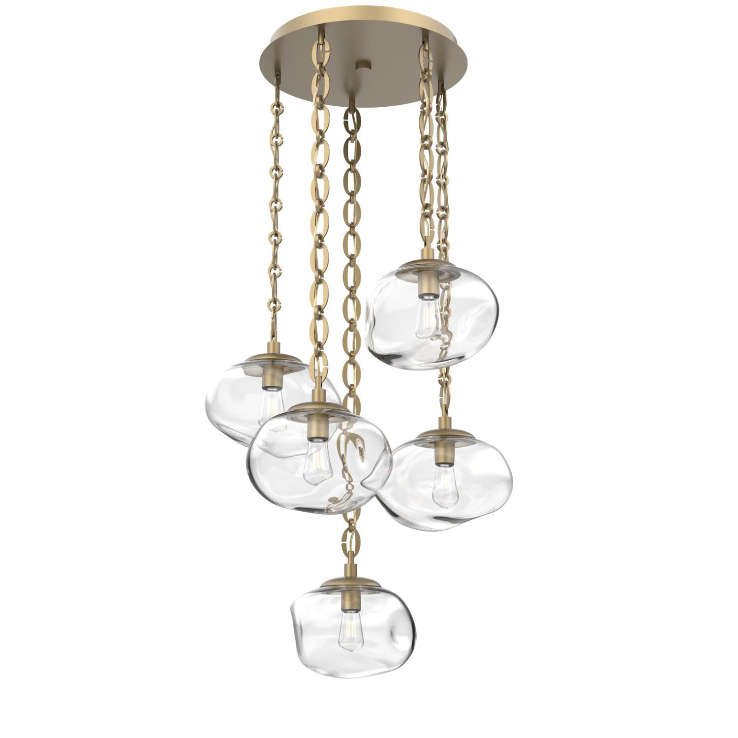 Levi Wilson Nova Bulb 24 Inch Multi Light Pendant by Hammerton Studio