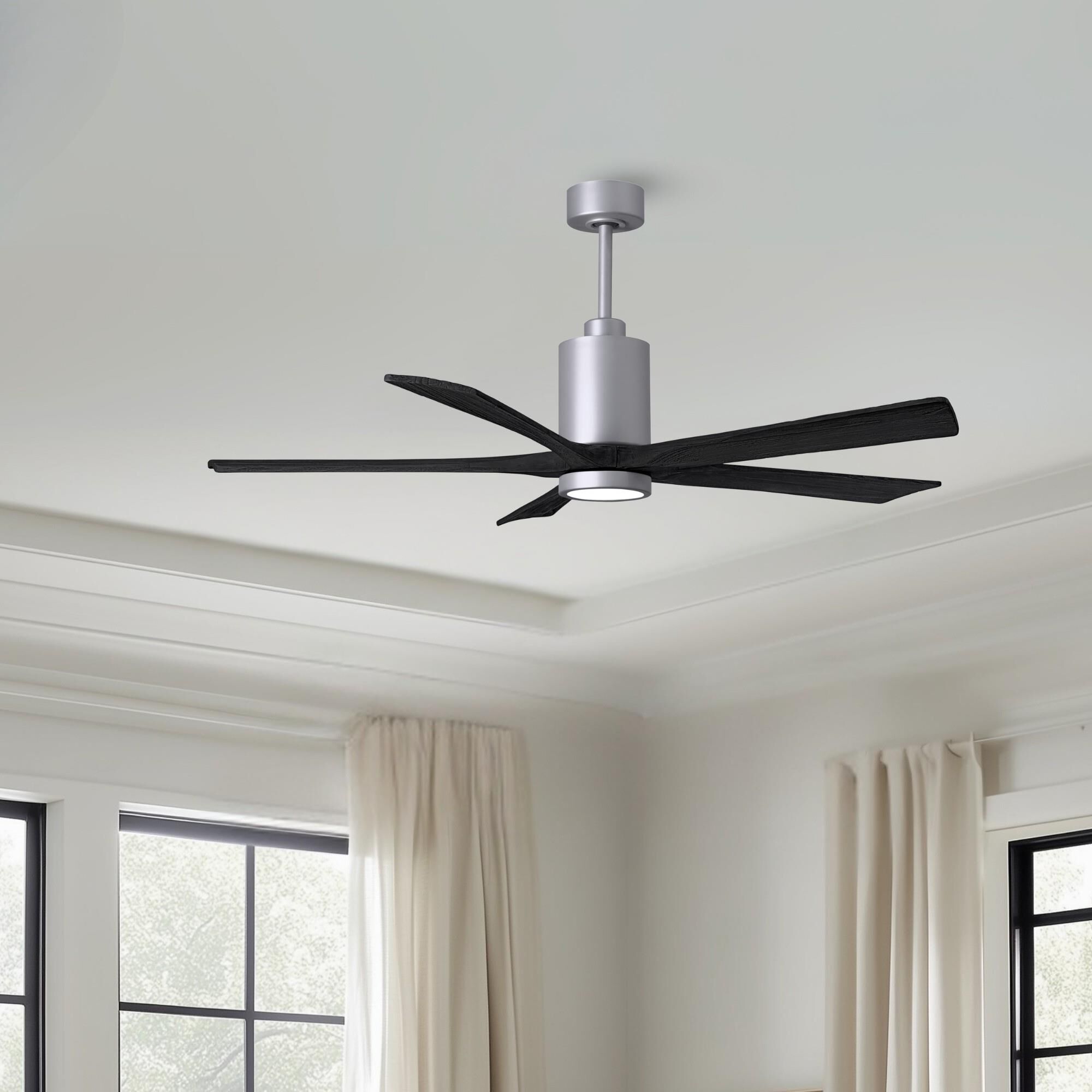 Patricia 60 Inch Ceiling Fan with Light Kit by Matthews Fan Company