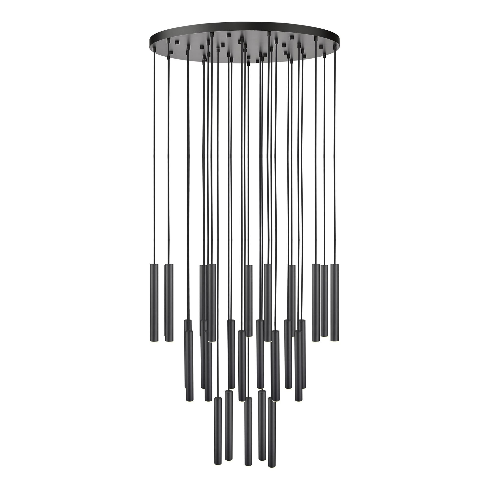 Shown in Matte Black finish and Matte Black glass and Matte Black shade
