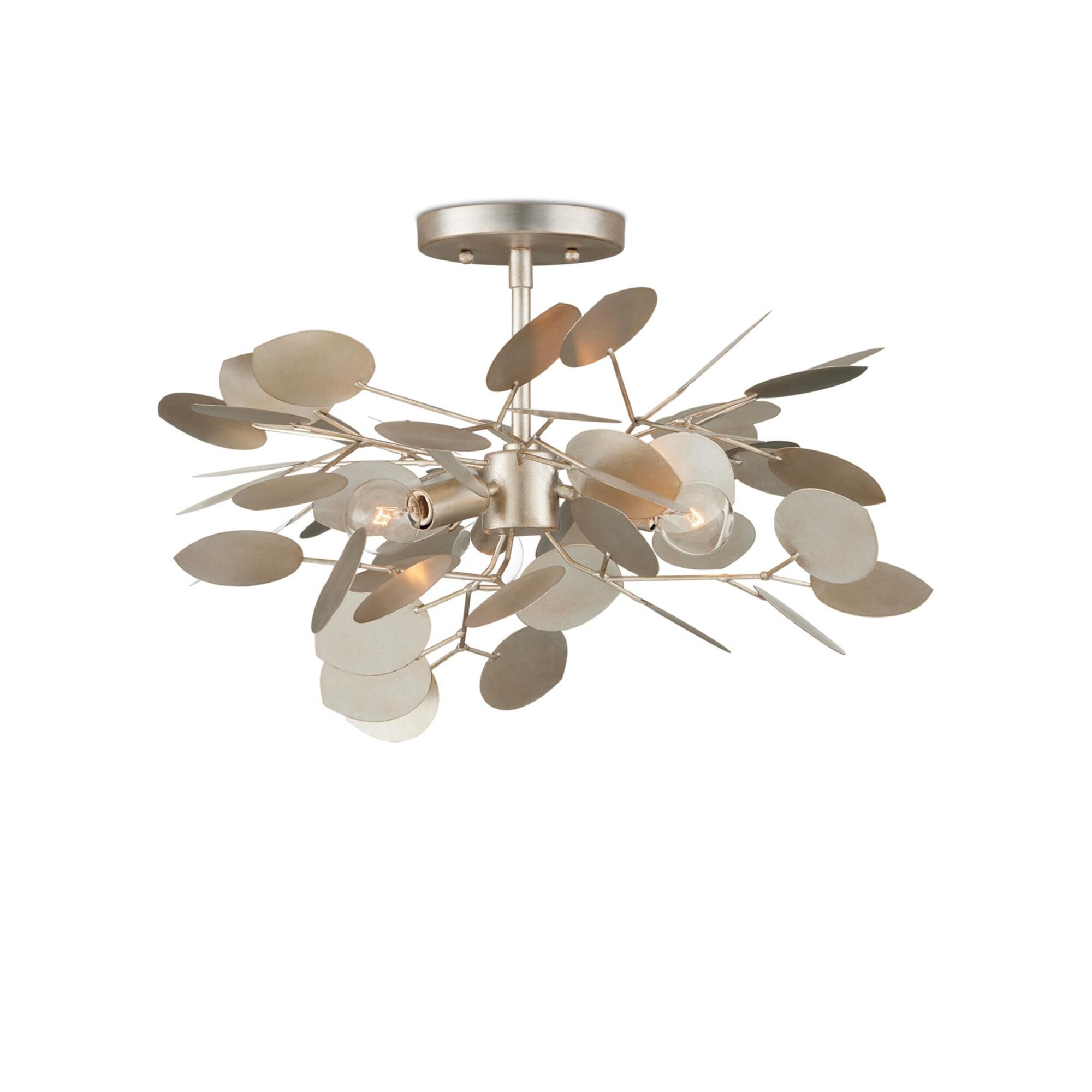 Lunaria 19 Inch Semi Flush Mount,