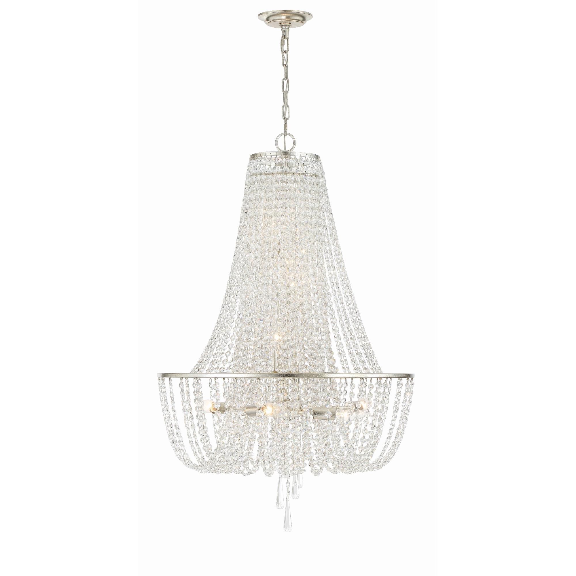 Arcadia 24 Inch 9 Light Chandelier by Crystorama
