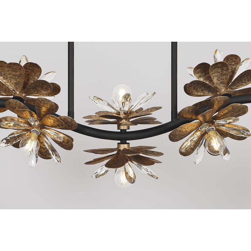Giselle Medium Linear Chandelier by Savoy House