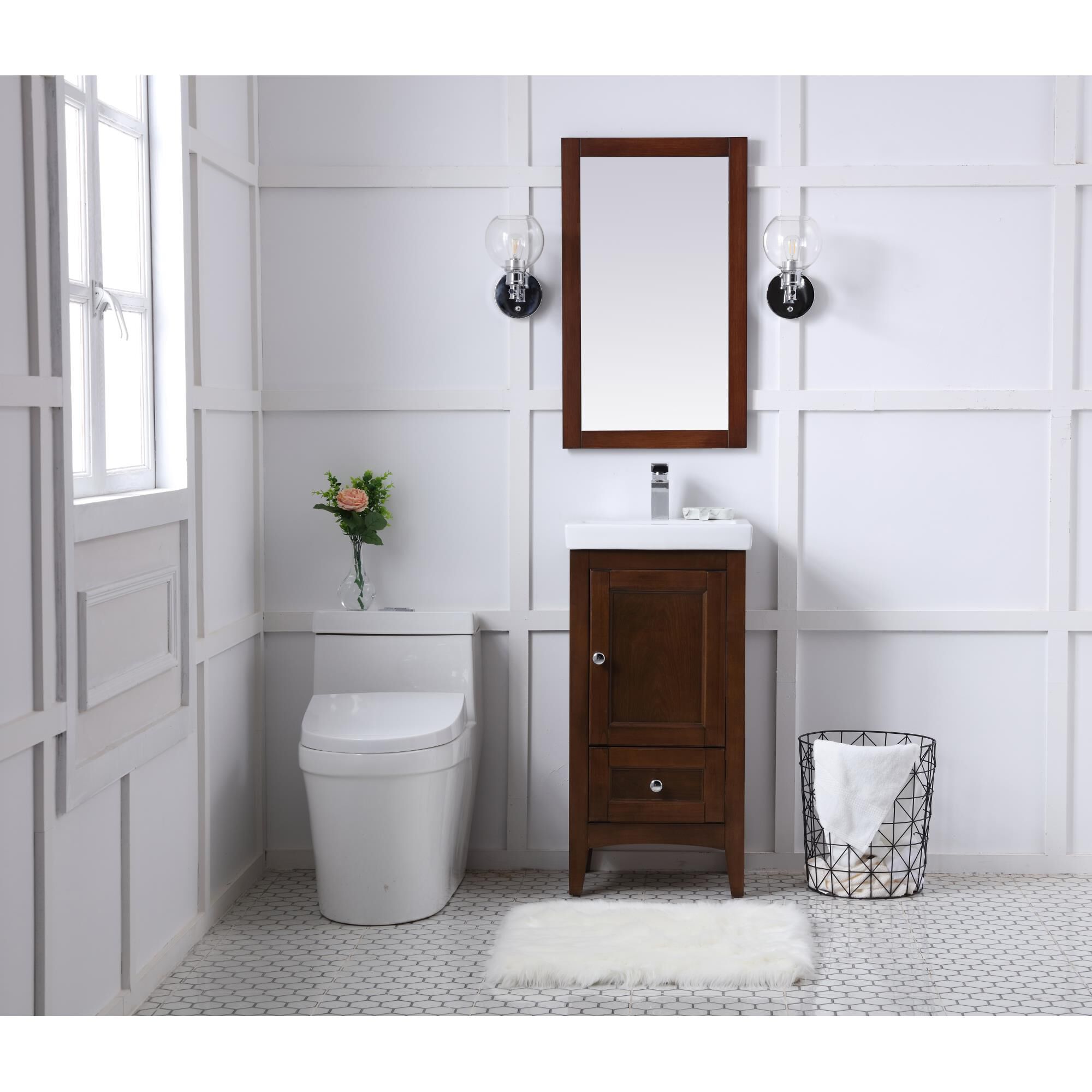 Shown in Antique Coffee finish