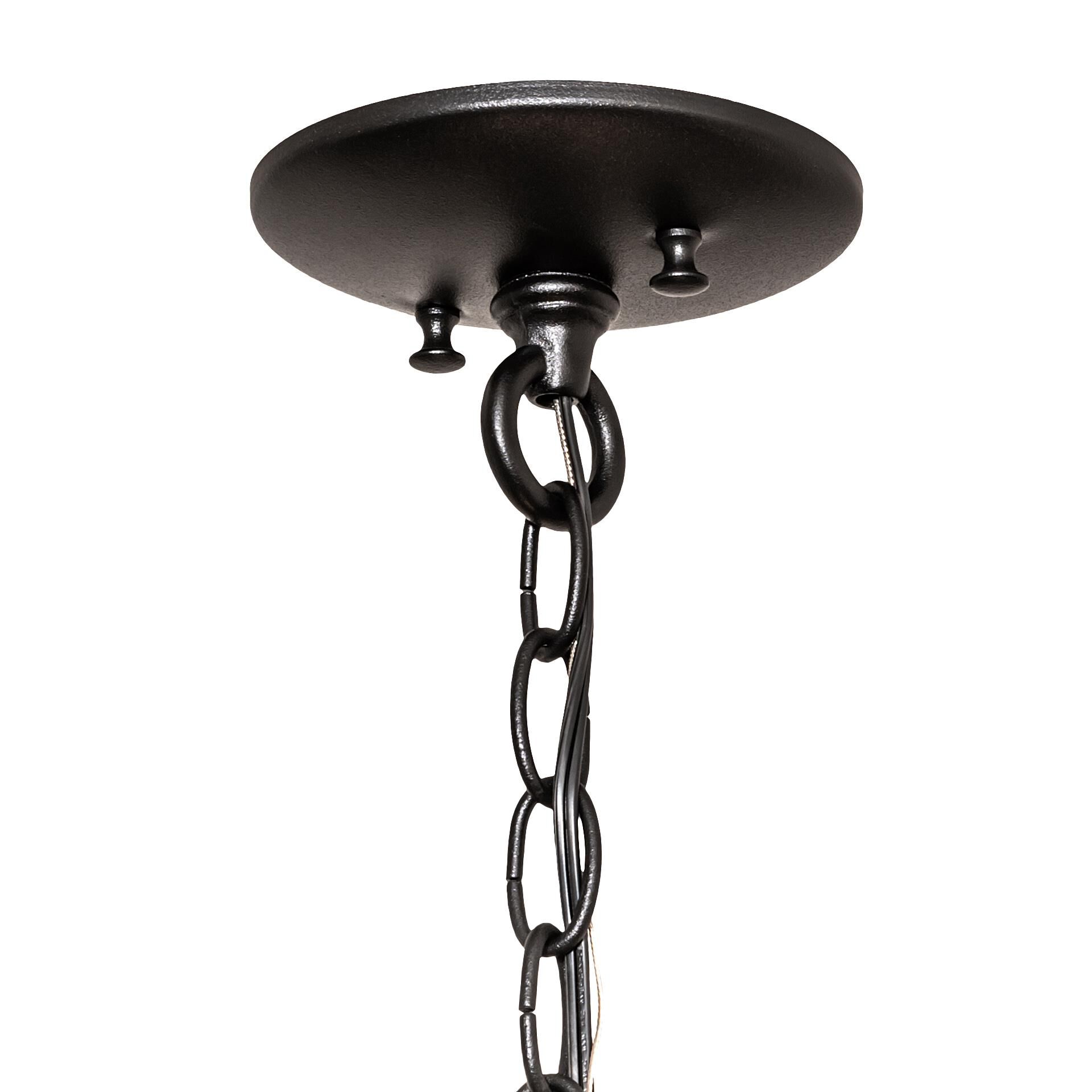 Shown with Amber /Acrylic;Black Metal Finish glass