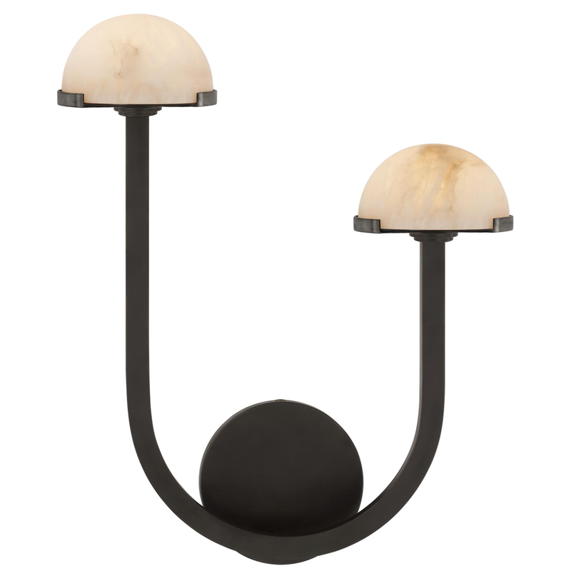 Visual Comfort Signature Collection Kelly Wearstler Pedra 15 Inch LED Wall Sconce