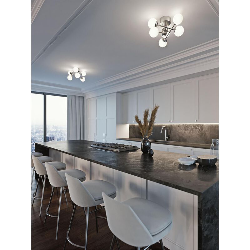 Pearl 15 Inch 5 Light LED Semi Flush Mount by AFX Lighting