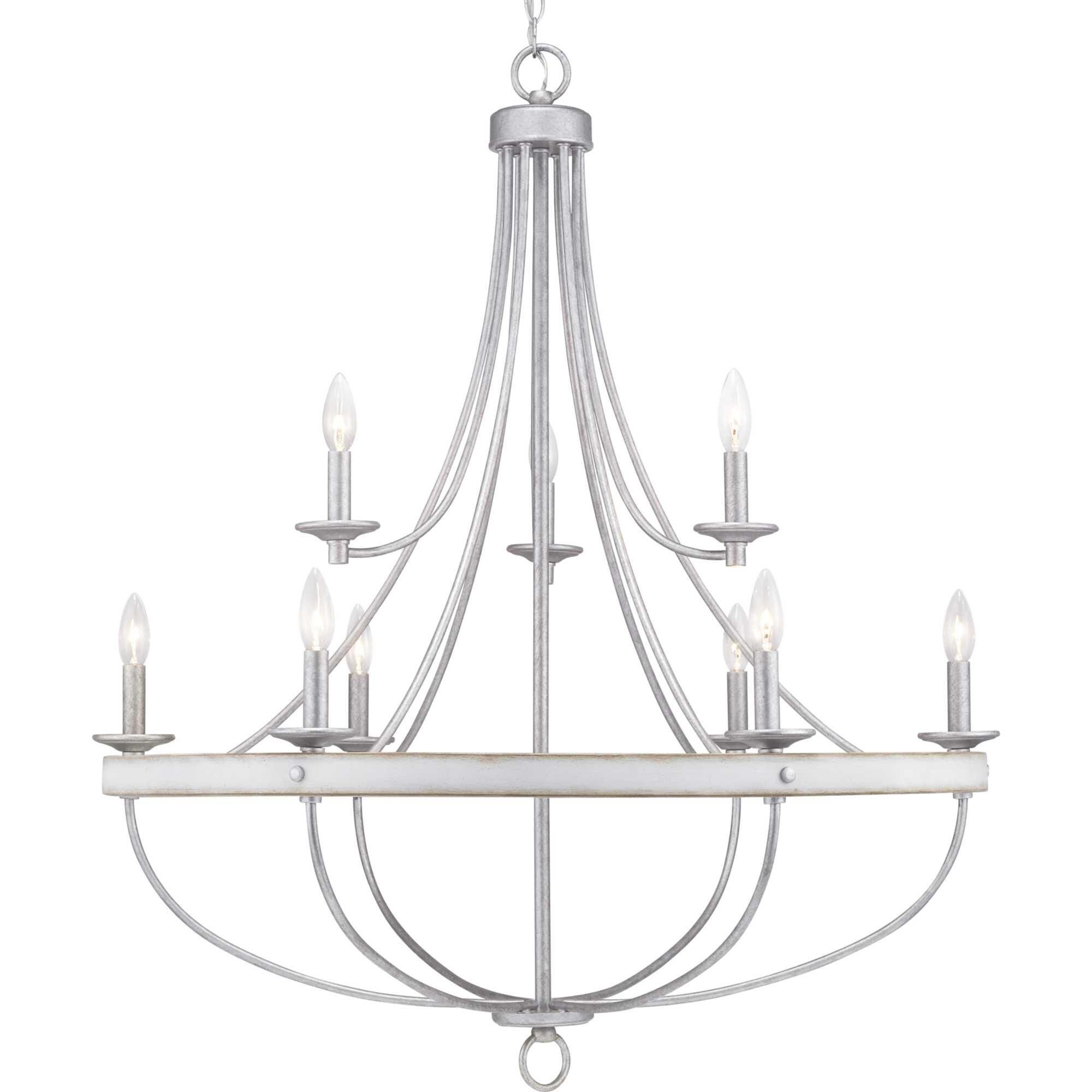 Gulliver 35 Inch 9 Light Chandelier by Progress Lighting