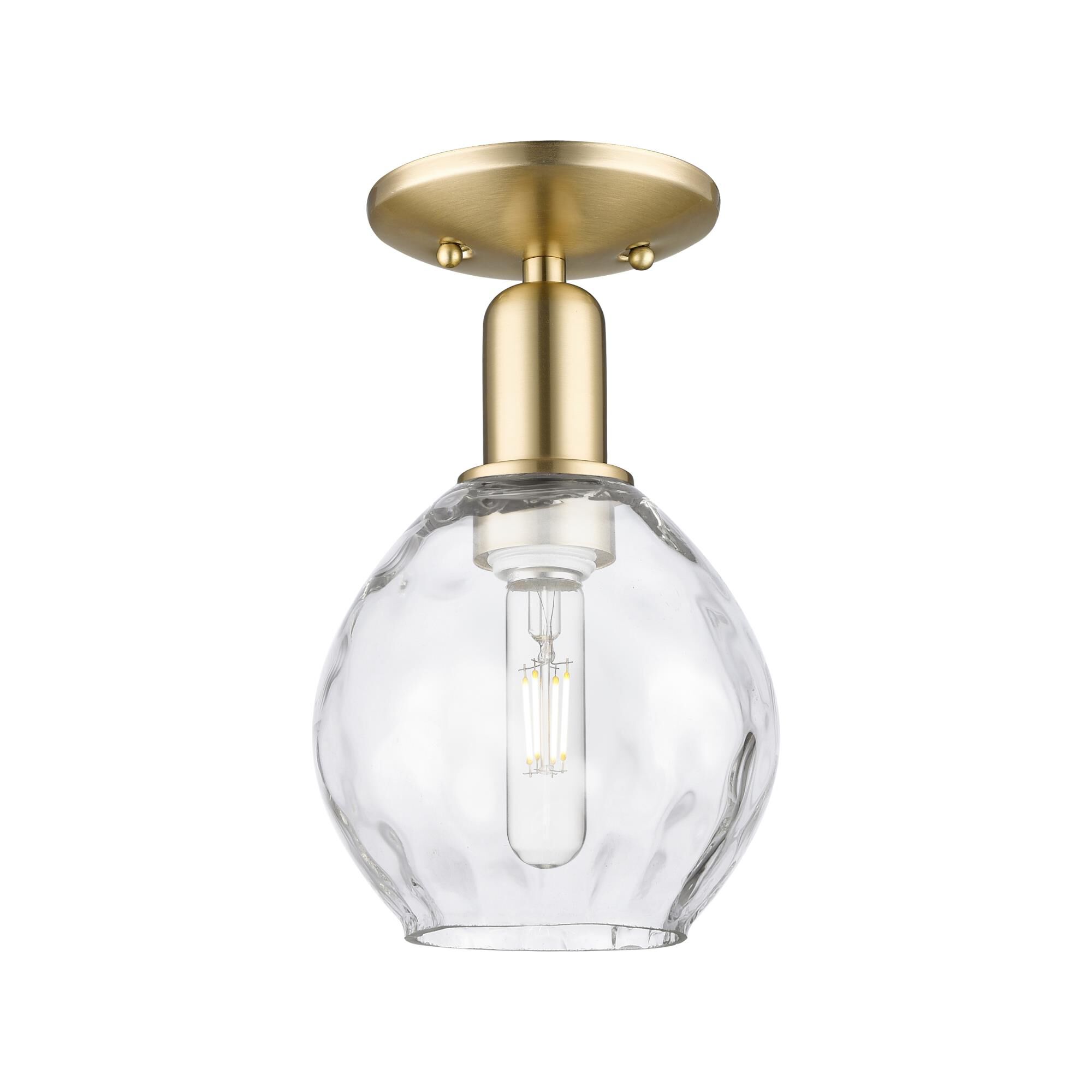 Shown in Champagne Bronze finish and Clear glass