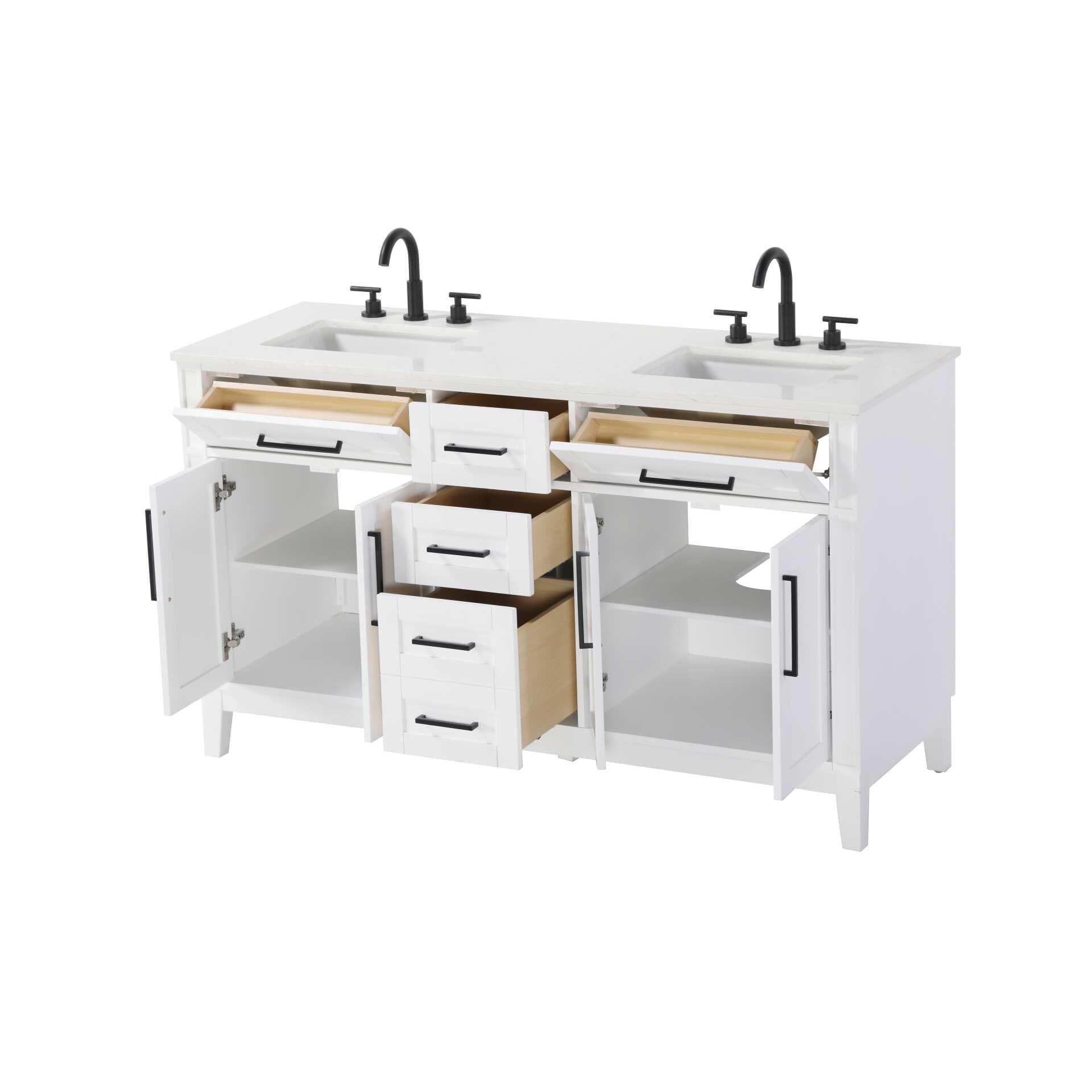 Shown in White finish